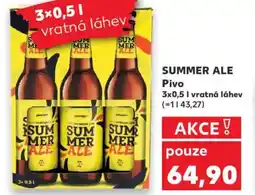 Kaufland SUMMER ALE Pivo nabídka