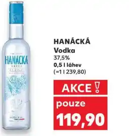 Kaufland HANÁCKÁ Vodka 37,5% nabídka