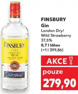 Kaufland FINSBURY Gin nabídka