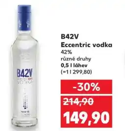 Kaufland B42V Eccentric vodka 42% nabídka