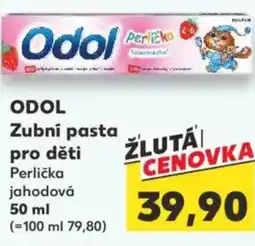 Kaufland ODOL Zubní pasta pro děti nabídka