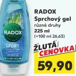 Kaufland RADOX Sprchový gel nabídka