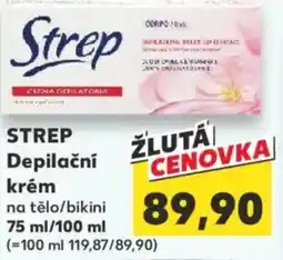 Kaufland STREP Depilační krém nabídka