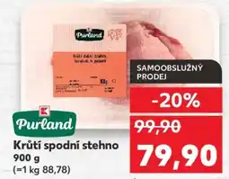 Kaufland Purland Krůtí spodní stehno nabídka