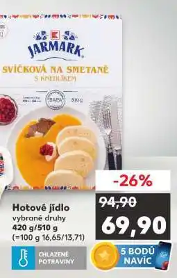 Kaufland Jarmark Svíčková na smetaně s knedlíkem nabídka