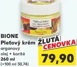 Kaufland BIONE Pleťový krém nabídka