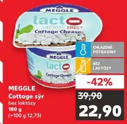 Kaufland MEGGLE Cottage sýr bez laktózy nabídka