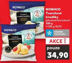 Kaufland NOWACO Tvarohově knedlíky jahodové/borůvkové nabídka