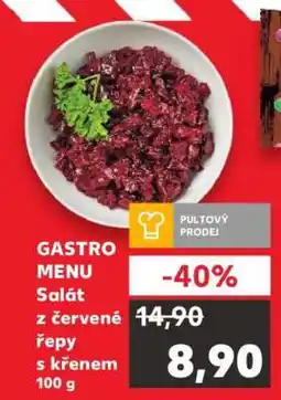 Kaufland GASTRO MENU Salát z červené řepy s křenem 100 g nabídka