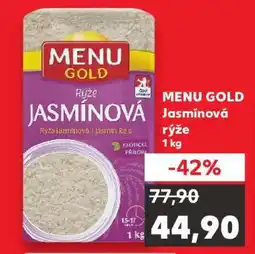 Kaufland MENU GOLD Jasmínová rýže 1 kg nabídka
