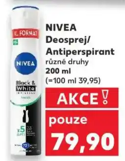 Kaufland NIVEA Deosprej/ Antiperspirant nabídka