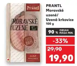 Kaufland PRANTL Moravské uzené/Uzená krkovice 100 g nabídka