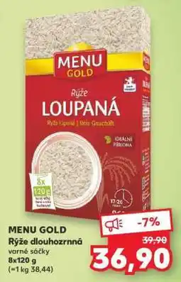 Kaufland MENU GOLD Rýže dlouhozrnná nabídka