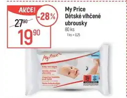 Globus My Price dětské vlhčené ubrousky nabídka