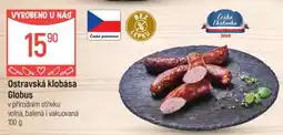Globus Ostravská klobása Globus nabídka