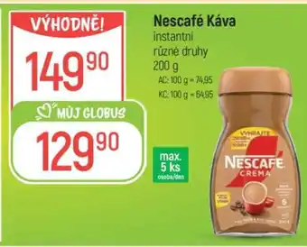 Globus NESCAFE KÁVA nabídka