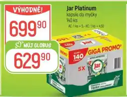 Globus Jar Platinum kapsle do myčky 140 ks nabídka