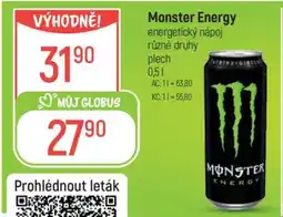 Globus Monster energy nabídka