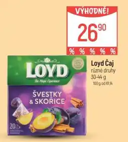 Globus LOYD ČAJ nabídka
