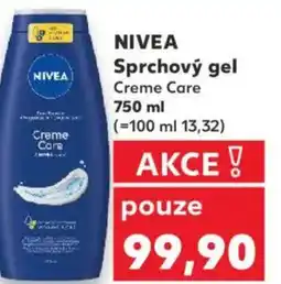 Kaufland NIVEA Sprchový gel Creme Care nabídka