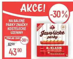 Globus Javořické párky nabídka