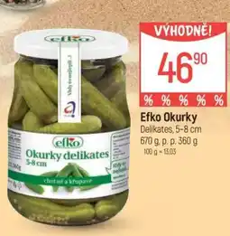 Globus EFKO OKURKY nabídka