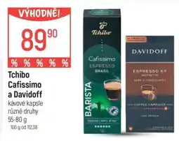 Globus Tchibo Cafissimo a Davidoff nabídka