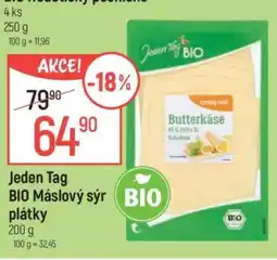Globus Jeden Tag BIO Máslový sýr plátky nabídka