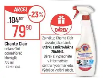 Globus Chante Clair univerzální odmašťovač Marsiglia 750 ml nabídka