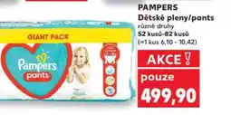 Kaufland PAMPERS Dětské pleny/pants nabídka