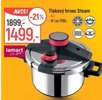 Globus Tlakový hrnec Steam nabídka