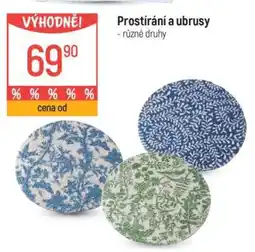 Globus Prostírání a ubrusy nabídka