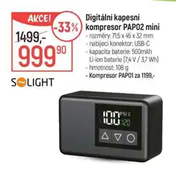 Globus Digitální kapesní kompresor PAP02 mini nabídka