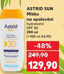 Kaufland ASTRID SUN Mléko na opalování hydratační nabídka