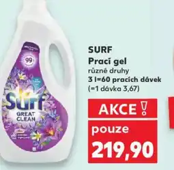 Kaufland SURF Prací gel nabídka