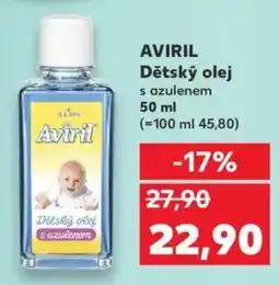 Kaufland AVIRIL Dětský olej s azulenem nabídka