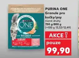 Kaufland PURINA ONE Granule pro kočky/psy nabídka