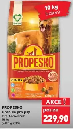 Kaufland PROPESKO Granule pro psy Vitalita/Wellness nabídka