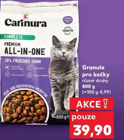 Kaufland Granule pro kočky nabídka