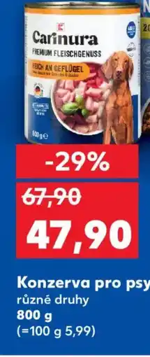 Kaufland Konzerva pro psy nabídka