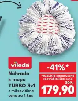 Kaufland VILEDA Náhrada k mopu TURBO 3v1 nabídka