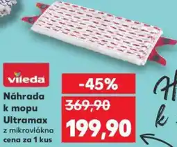 Kaufland VILEDA Náhrada k mopu Ultramax nabídka