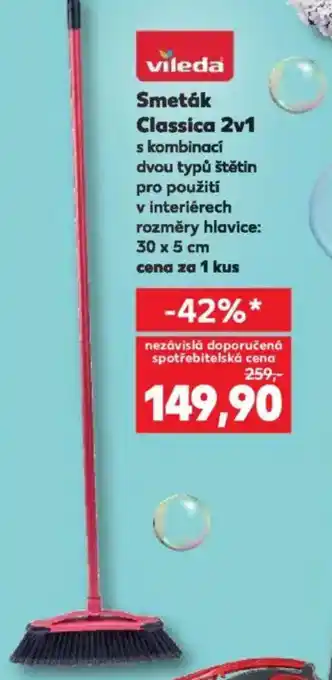 Kaufland VILEDA Smeták Classica 2v1 nabídka