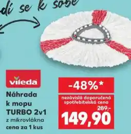 Kaufland VILEDA Náhrada k mopu TURBO 2v1 nabídka