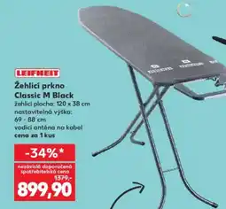 Kaufland LEIFHEIT Žehlicí prkno Classic M Black nabídka