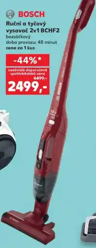 Kaufland BOSCH Ruční a tyčový vysavač 2v1 BCHF2 nabídka