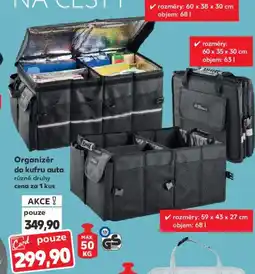 Kaufland Organizér do kufru auta nabídka