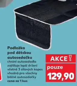 Kaufland Podložka pod dětskou autosedačku nabídka