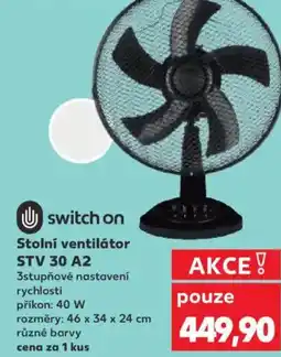 Kaufland Stolní ventilátor STV 30 A2 nabídka