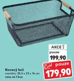 Kaufland Kovový koš nabídka
